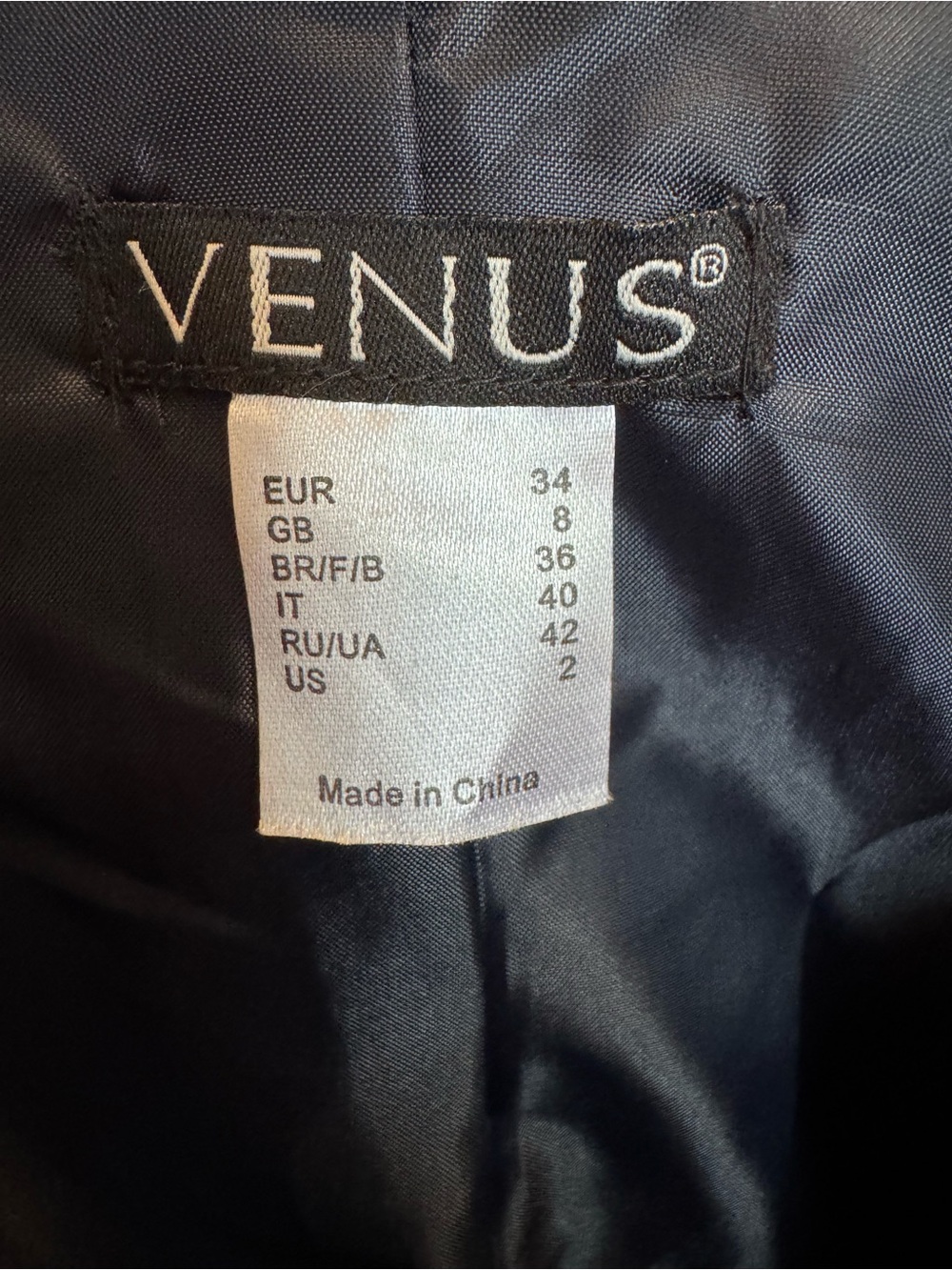 VENUS Navy Blue Mini Business Jacket Dress - Picture 11 of 13